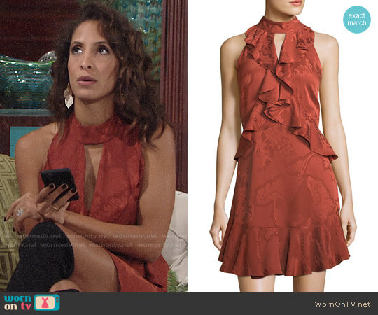 Cinq a Sept Maxime Dress worn by Lily Winters (Christel Khalil) on The Young & the Restless