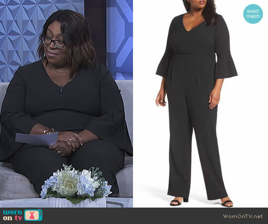 Bell Sleeve Jumpsuit by Eliza J worn by Loni Love  on The Real