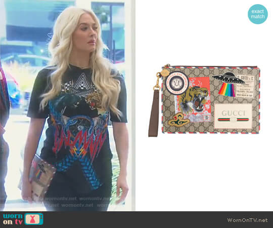 on X: Erika Jayne certainly has a nice Gucci bag to put her newly served  papers in.  / X