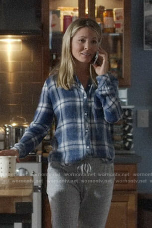 Jessie’s blue plaid shirt on Nashville