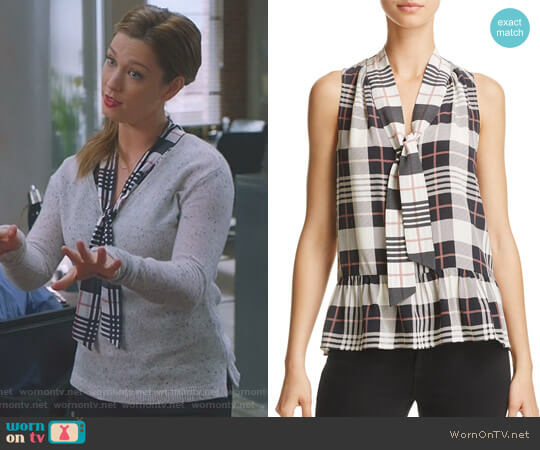 'Estero' Top by Joie worn by Katherine Wendelson (Briga Heelan) on Great News