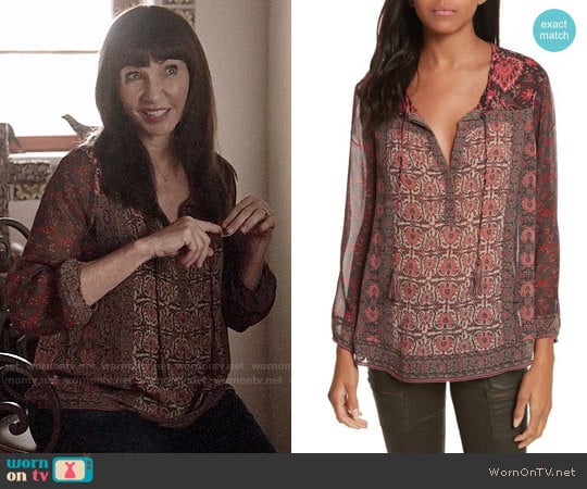 Joie Katja Top worn by Gail Klostermann (Mary Steenburgen) on Last Man On Earth