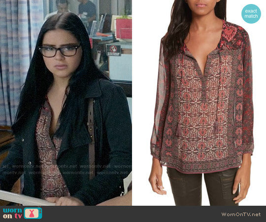 Joie Katja Top worn by Alex Dunphy (Ariel Winter) on Modern Family