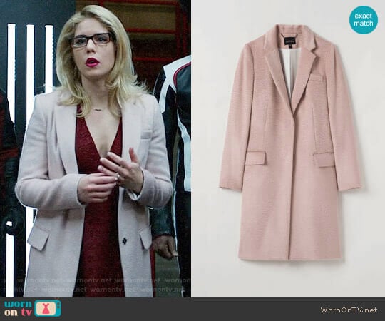 Judith & Charles Huston Coat worn by Felicity Smoak (Emily Bett Rickards) on Arrow