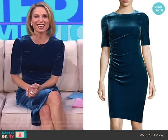 'Kara' Dress by LK Bennett worn by Amy Robach on Good Morning America