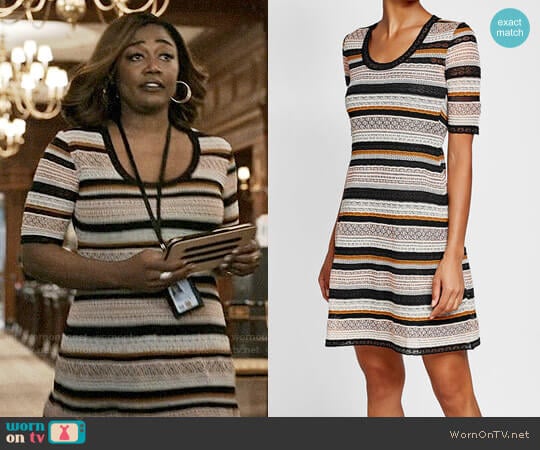 WornOnTV: Daisy’s striped dress on Madam Secretary | Patina Miller ...