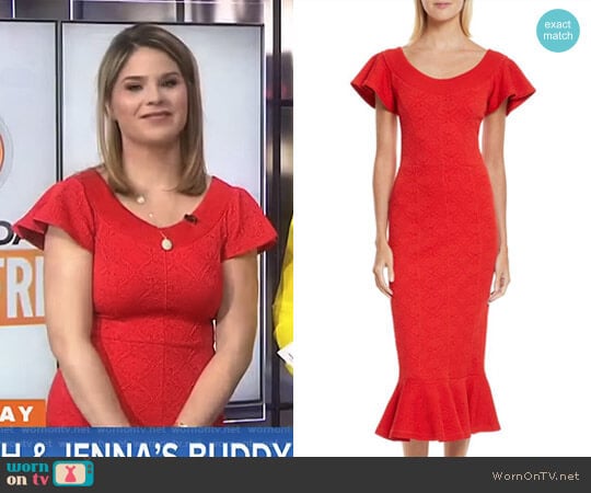 'Lotus' Dress by Opening Ceremony worn by Jenna Bush Hager on Today