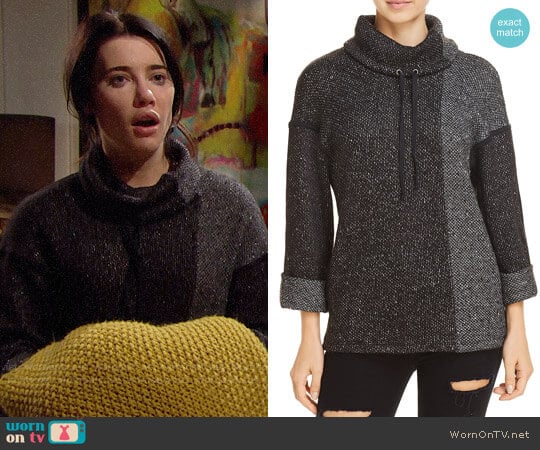 Splendid Morrow Bay Sweater worn by Steffy Forrester (Jacqueline MacInnes Wood) on The Bold and the Beautiful