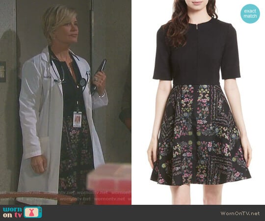 Mooris Dress by Ted Baker worn by Kayla Brady (Mary Beth Evans) on Days of our Lives