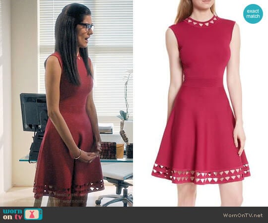 Ted Baker Kathryn Dress worn by Krishna (Shelly Bhalla) on Jane the Virgin