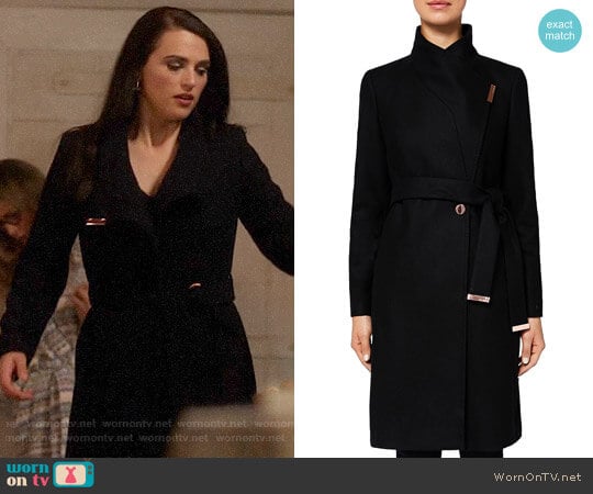 Ted Baker Kikiie Coat worn by Lena Luthor (Katie McGrath) on Supergirl