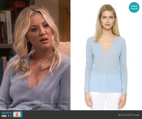 Theory Adrianna Sweater worn by Penny Hofstadter (Kaley Cuoco) on The Big Bang Theory