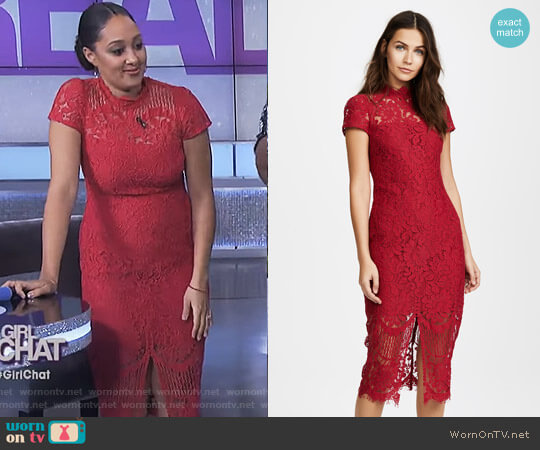 Debutante Dress by Yumi Kim worn by Tamera Mowry on The Real