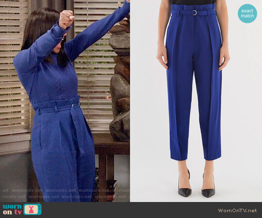 3.1 Phillip Lim Darted Pant worn by Rainbow Johnson (Tracee Ellis Ross) on Black-ish