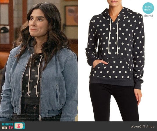 Alternative Athletic Hoodie in Polka Dots worn by Sofia (Diane Guerrero) on Superior Donuts