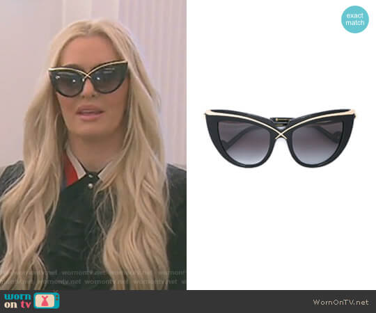 'Lusciousness' Sunglasses by Anna-Karin Karlsson worn by Erika Jayne on The Real Housewives of Beverly Hills