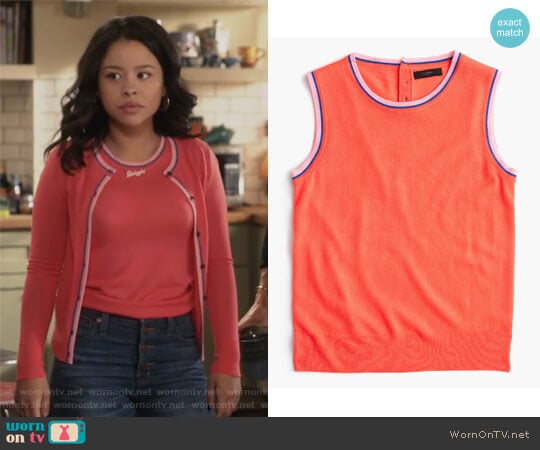 Tipped Shell by J. Crew worn by Mariana Foster (Cierra Ramirez) on The Fosters