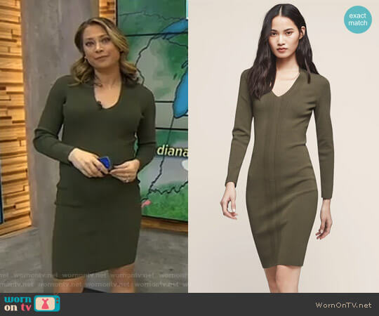 'Polly' Dress by Reiss worn by Ginger Zee on Good Morning America