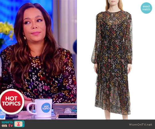 WornOnTV: Sunny’s black floral print dress on The View | Sunny Hostin ...