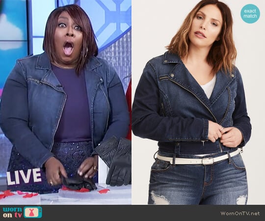 WornOnTV: Loni’s denim jacket and sequin skirt on The Real | Loni Love ...