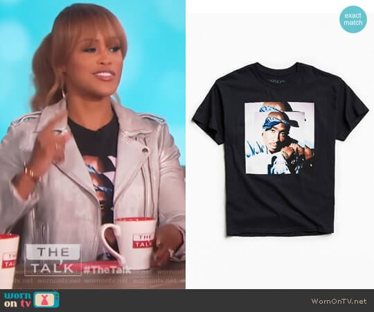 Tupac Blues Tee by Urban Outfitters worn by Eve on The Talk