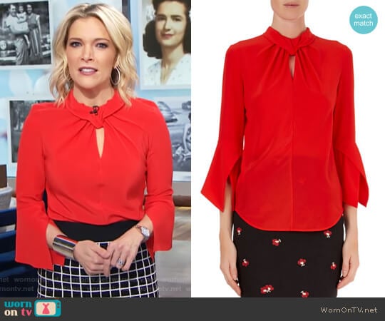 WornOnTV: Megyn’s red top and black check pencil skirt on Megyn Kelly ...