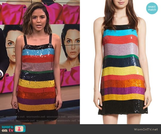 'Bridget' Dress by Alice + Olivia worn by Erin Lim on E! News