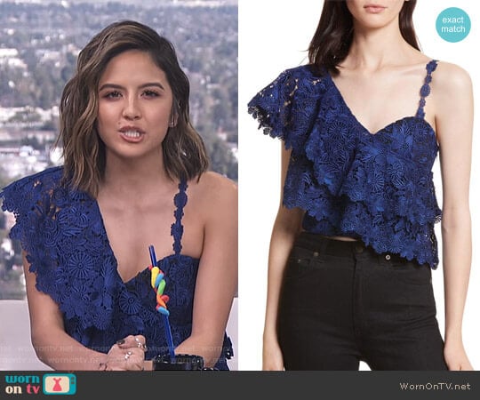 'Saba' Top by Alice + Olivia worn by Erin Lim on E! News