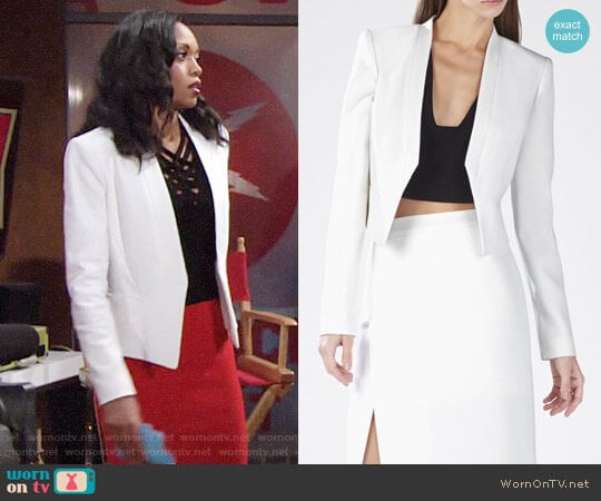 Bcbgmaxazria Bren Jacket worn by Hilary Curtis (Mishael Morgan) on The Young and the Restless