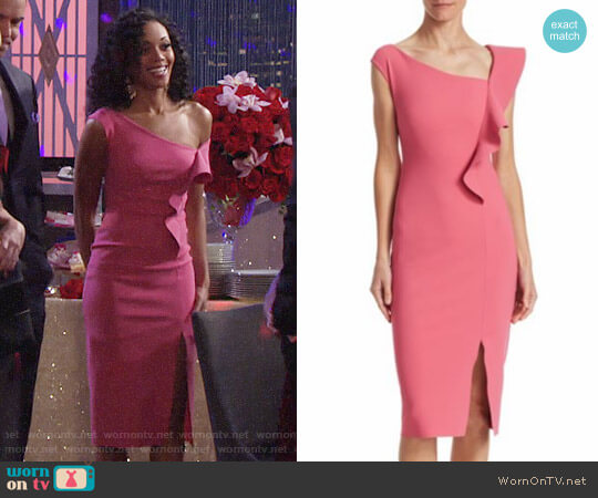 WornOnTV: Hilary’s pink ruffled Valentines Day dress on The Young and ...