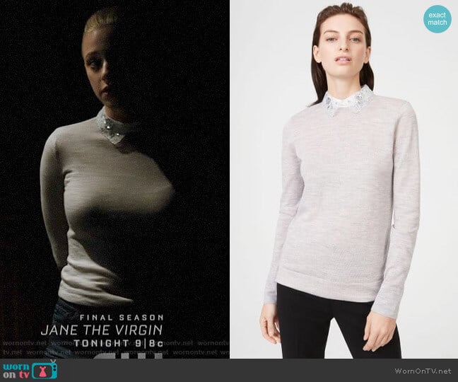 Club Monaco Joannah Sweater worn by Betty Cooper (Lili Reinhart) on Riverdale