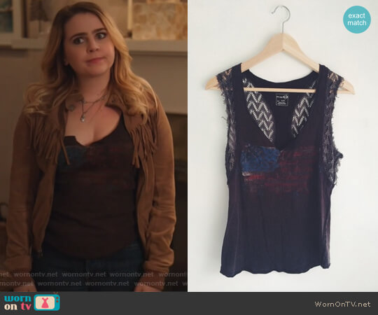 American Flag Tank by Free People worn by Annie Marks (Mae Whitman) on Good Girls