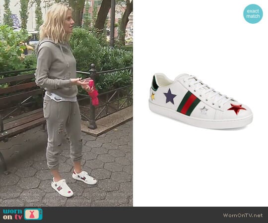 New Ace Star Sneaker by Gucci worn by Dorit Kemsley on The Real Housewives of Beverly Hills