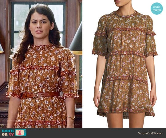 Isabel Marant Etoile Maiwenn Dress worn by Sabrina Pemberton (Sofia Black D'Elia) on The Mick