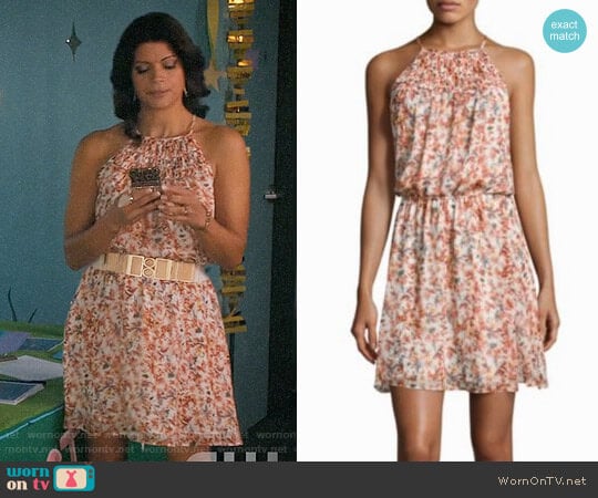 Joie Reinelde Dress worn by Xiomara Villanueva (Andrea Navedo) on Jane the Virgin