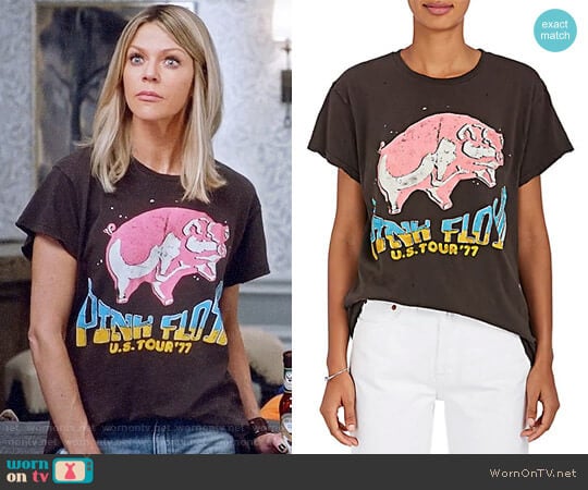 Madeworn Pink Floyd T-shirt worn by Mackenzie Murphy (Kaitlin Olson) on The Mick