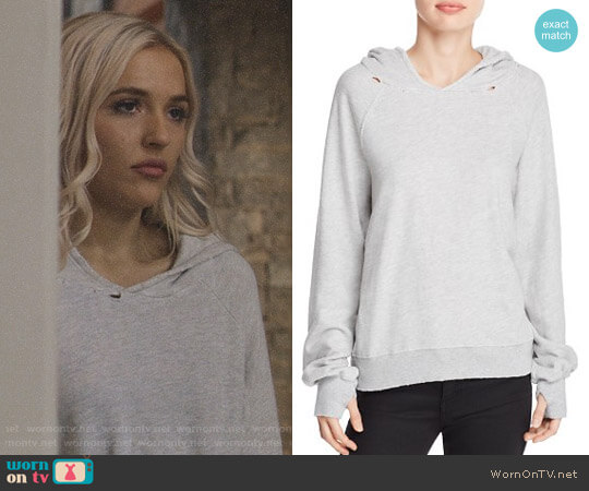 Pam & Gela Hollywood Hobo Hoodie worn by Maddie Jaymes (Lennon Stella) on Nashville