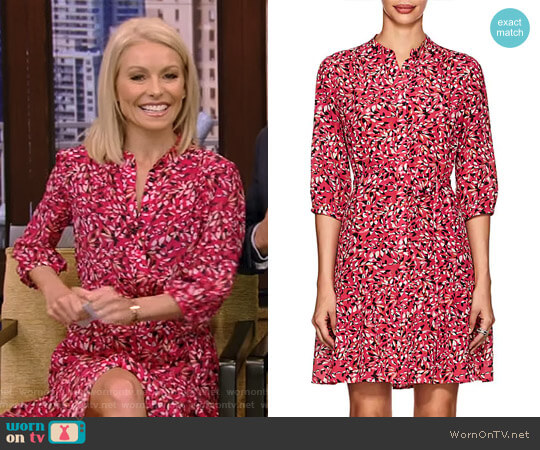 'Tyra' Dress by Saloni worn by Kelly Ripa on Live with Kelly and Mark