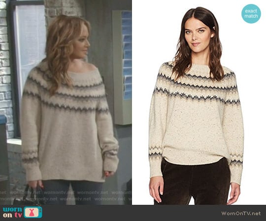 Fair Isle Sweater by Vince worn by Vanessa Cellucci (Leah Remini) on Kevin Can Wait