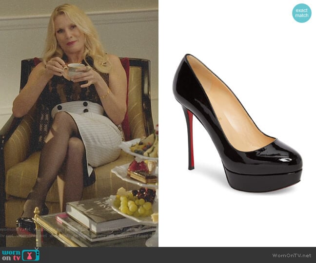 'Dirditta' Platform Pump by Christian Louboutin worn by Alexis Carrington (Elaine Hendrix) on Dynasty