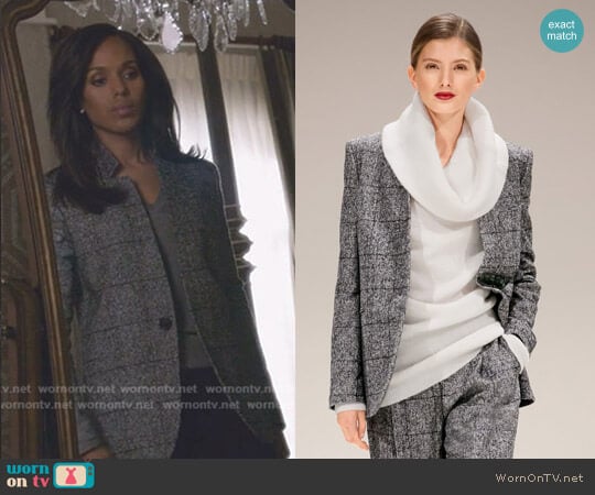 Jacket: by Escada - Fall 2017 Collection worn by Olivia Pope (Kerry Washington) on Scandal