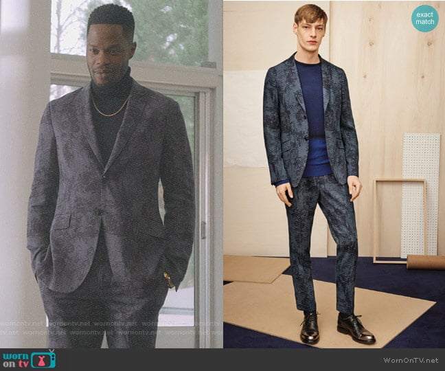 by Etro - 2017 AW Collection worn by Jeff Colby (Sam Adegoke) on Dynasty