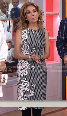 Kathie’s side embroidered sheath dress on Today