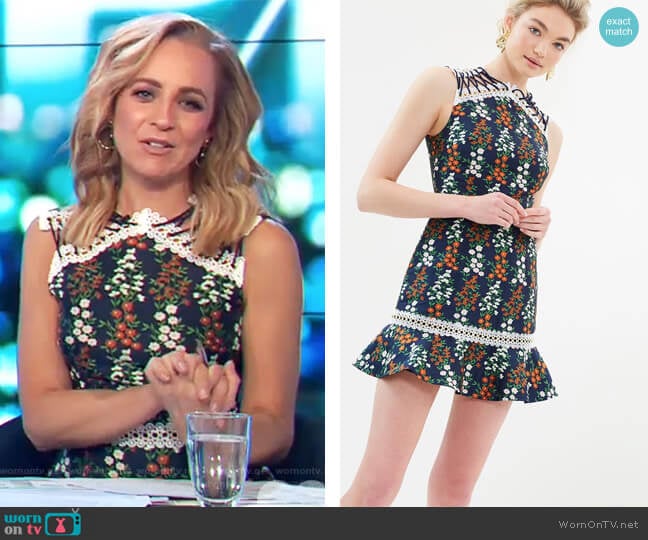 Faithful Dress by Keepsake worn by Carrie Bickmore on The Project