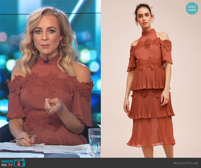 Horizons Dress by Keepsake worn by Carrie Bickmore  on The Project