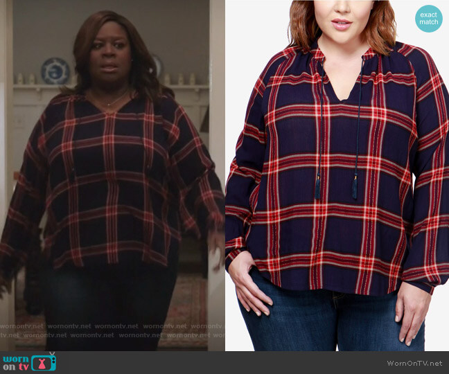 WornOnTV: Ruby’s plaid tassel top on Good Girls | Retta | Clothes and ...