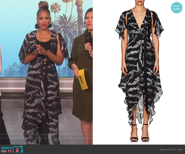 Tigress Wrap Dress by Manning Cartell worn by Eve on The Talk