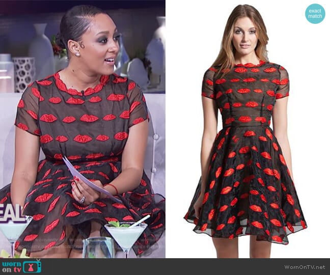 Daelyn Dress by Narces worn by Tamera Mowry on The Real