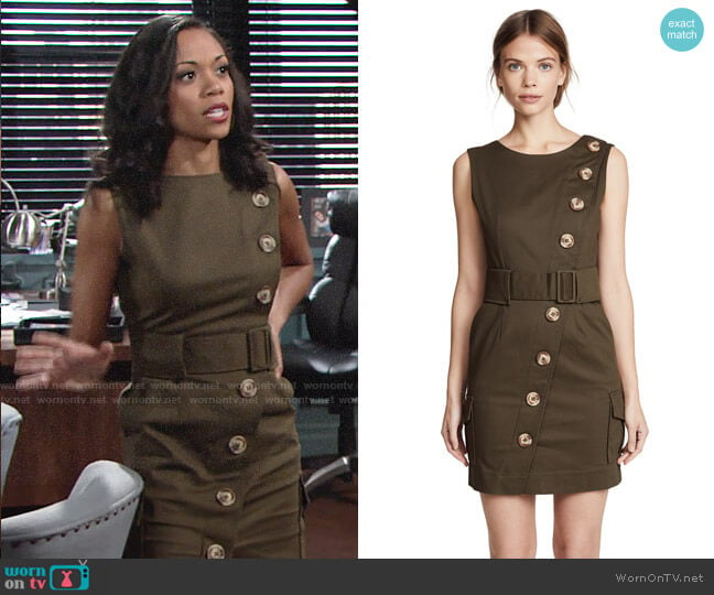 N/Nicholas Backless Dress worn by Hilary Curtis (Mishael Morgan) on The Young and the Restless