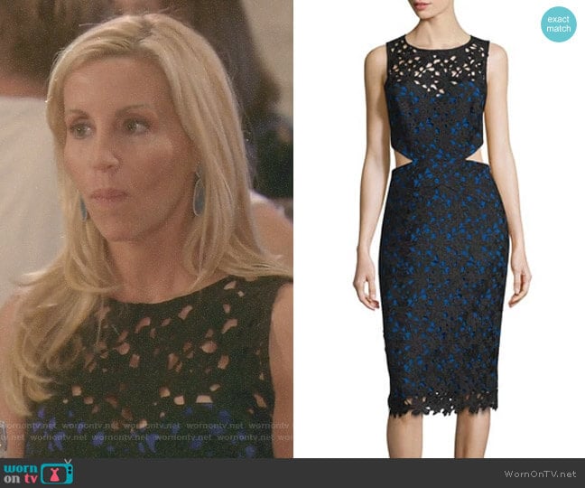 'Venice' Dress by Nicole Miller worn by Camille Grammer on The Real Housewives of Beverly Hills